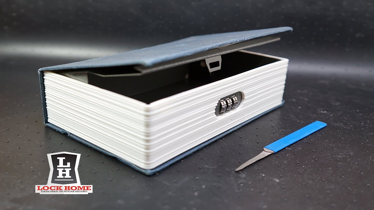Cómo abrir una caja libro con clave olvidada (¡sin romperla!)