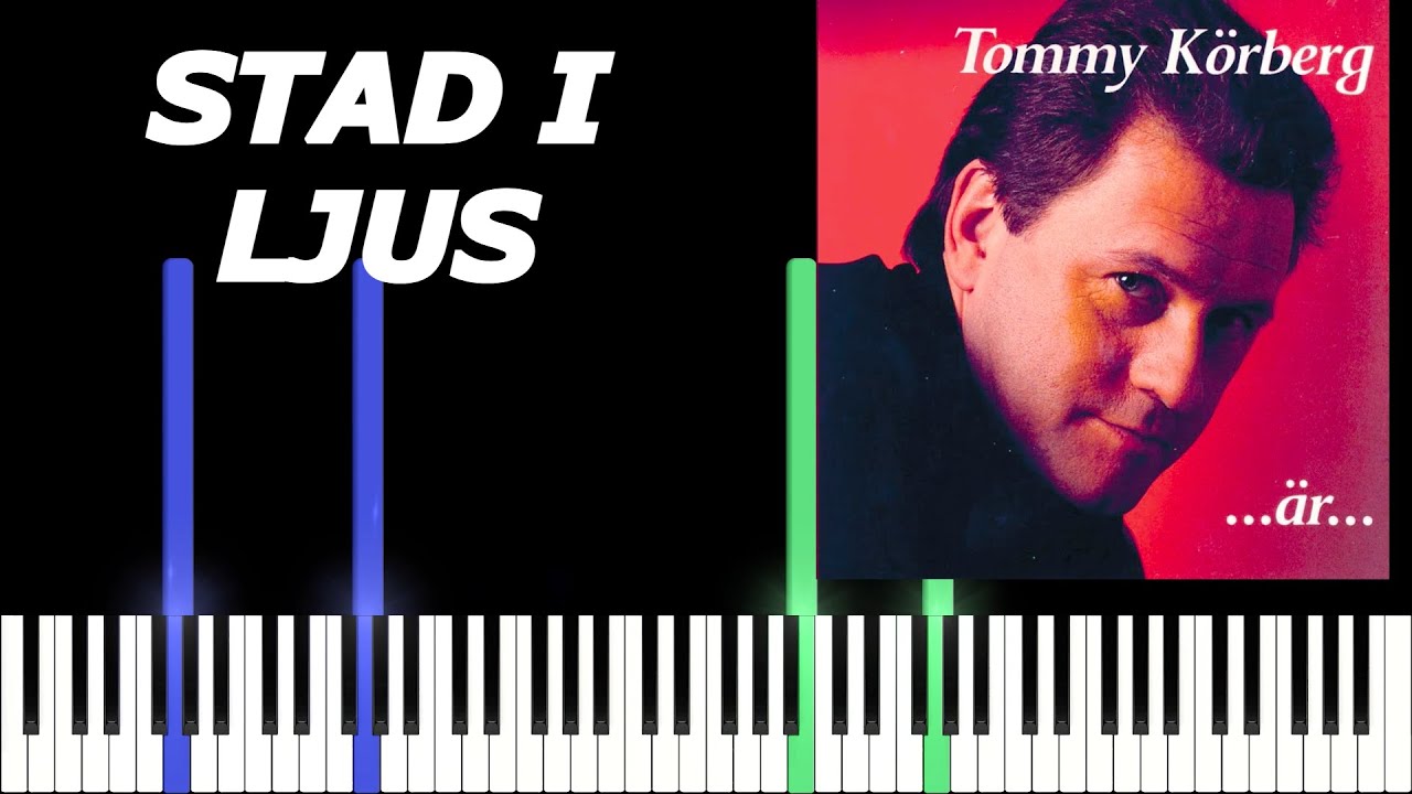 Stad i ljus - Tommy Körberg | Piano Tutorial