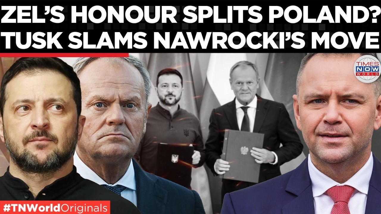 TUSK V/S NAWROCKI: Poland&rsquo;s Ukraine Rift Deepens After Zelensky Honor Row| Times Now World