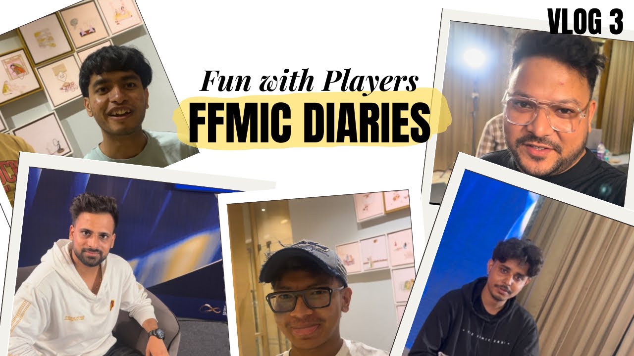 Vlog 3- TG, S8UL & TT se bachit, LIDOMA me boombaam | FFMIC DIARIES