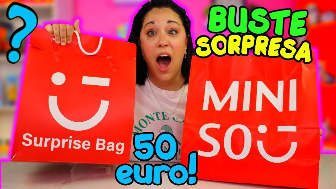 Apro BUSTE SORPRESA di MINISO! Ho SPESO 50 euro! iolanda sweets