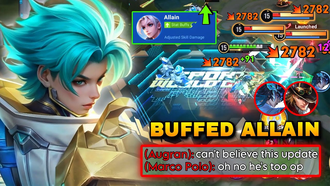 INTENSE MATCH! TRYING BUFF ALLAIN WITH THIS INSANE SUSTAIN BROKEN BUILD! | ALLAIN BUILD & ARCANA
