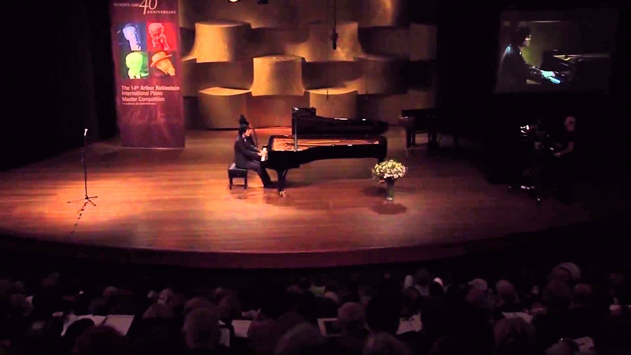 Hyung-Min Suh at the 2nd stage of the Rubinstein 2014 competition