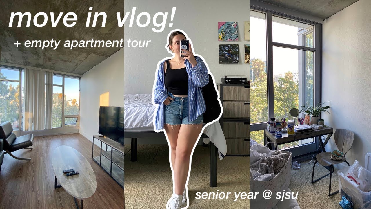 COLLEGE APARTMENT MOVE IN DAY! | senior year @ san josé state university