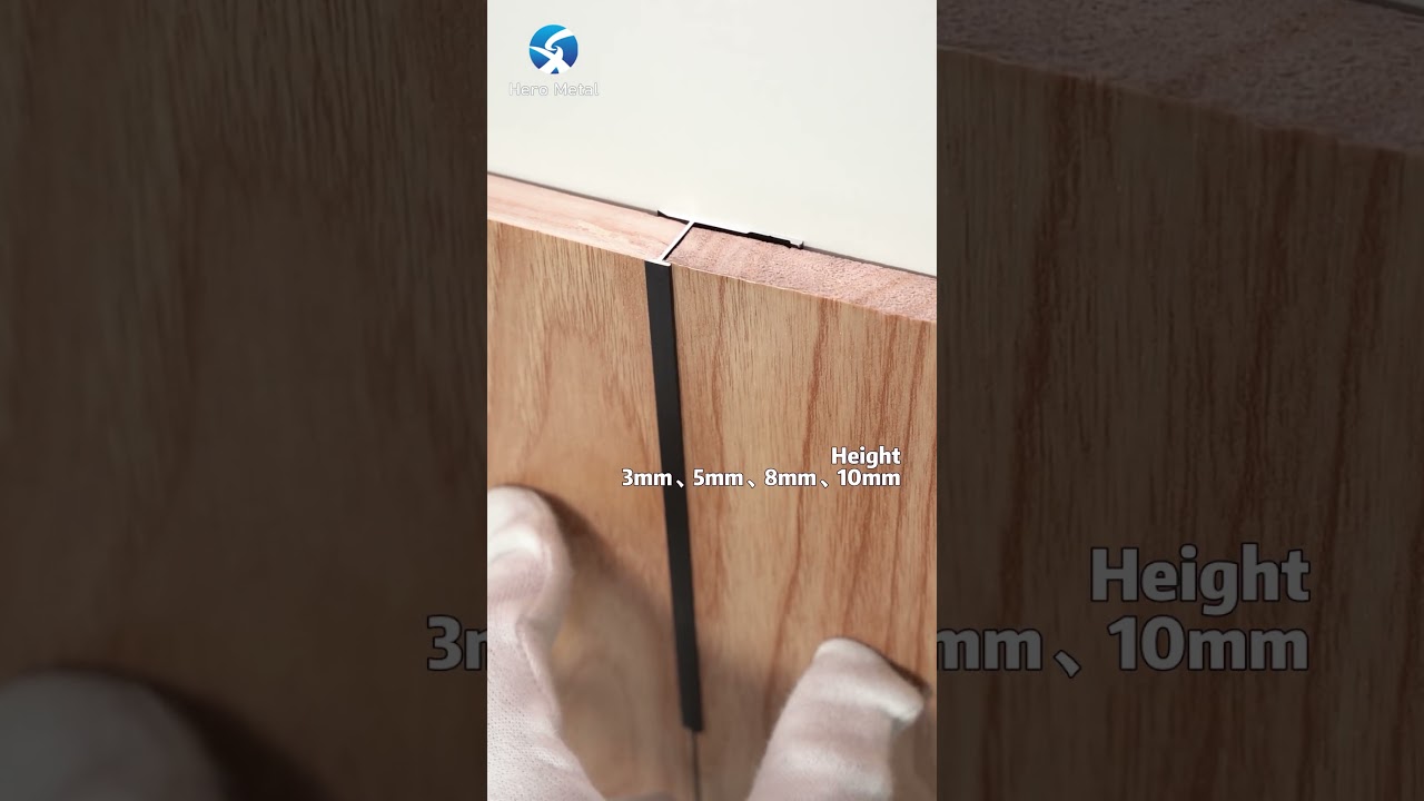 Ever wondered how a simple H-shaped aluminum trim can completely transform your walls?