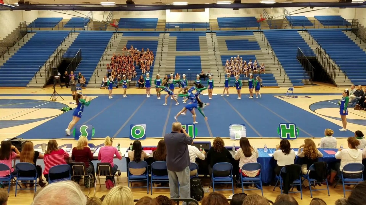 South Lakes High School at 6A North Cheer Competition 2016