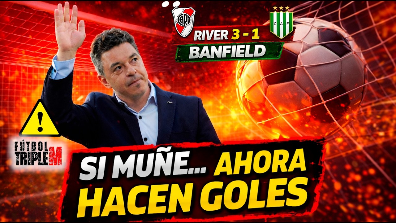 ⚪🔴 RIVER 3 - 1 BANFIELD | LA DESPEDIDA DE GALLARDO ⚪🔴 #river
