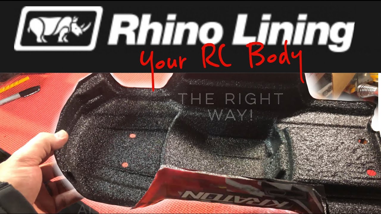 RHINO LINING ваш корпус RC - простое укрепление, правильный способ!