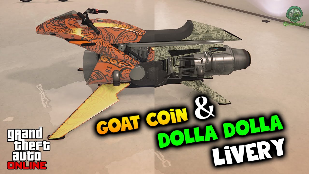 Goat Coin & Dolla Dolla Livery - MKII Oppressor Glitch | GTA Online - Car To Car Merge Glitch 1.61