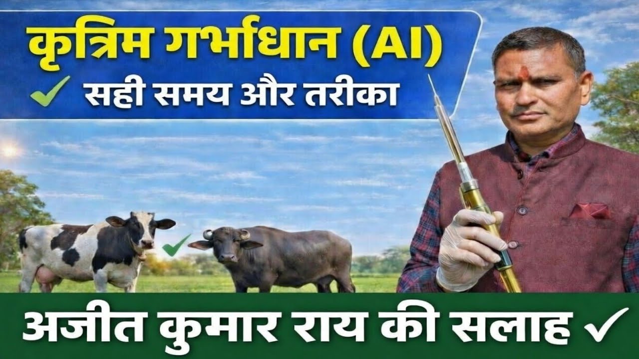 🐄 कृत्रिम गर्भाधान (AI) की 32 वर्षों की यात्रा- अनुभव, उपलब्धियाँ और सीख.. AI with Ajit Kumar Rai