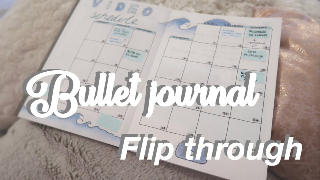 Bullet journal flip through // March