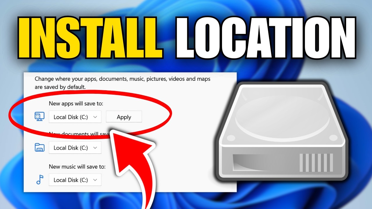 How To Change Default Install Location In Windows 11