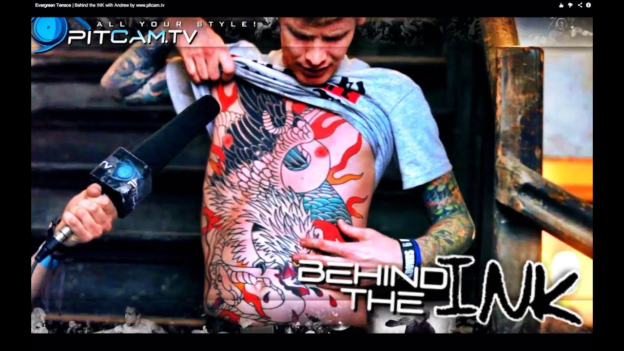 Evergreen Terrace | Behind the INK with Andrew by www.pitcam.tv