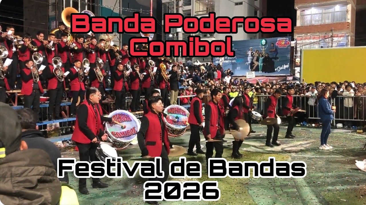 Banda Poderosa Comibol Oruro Festival de Bandas #24 Carnaval de Oruro 2026