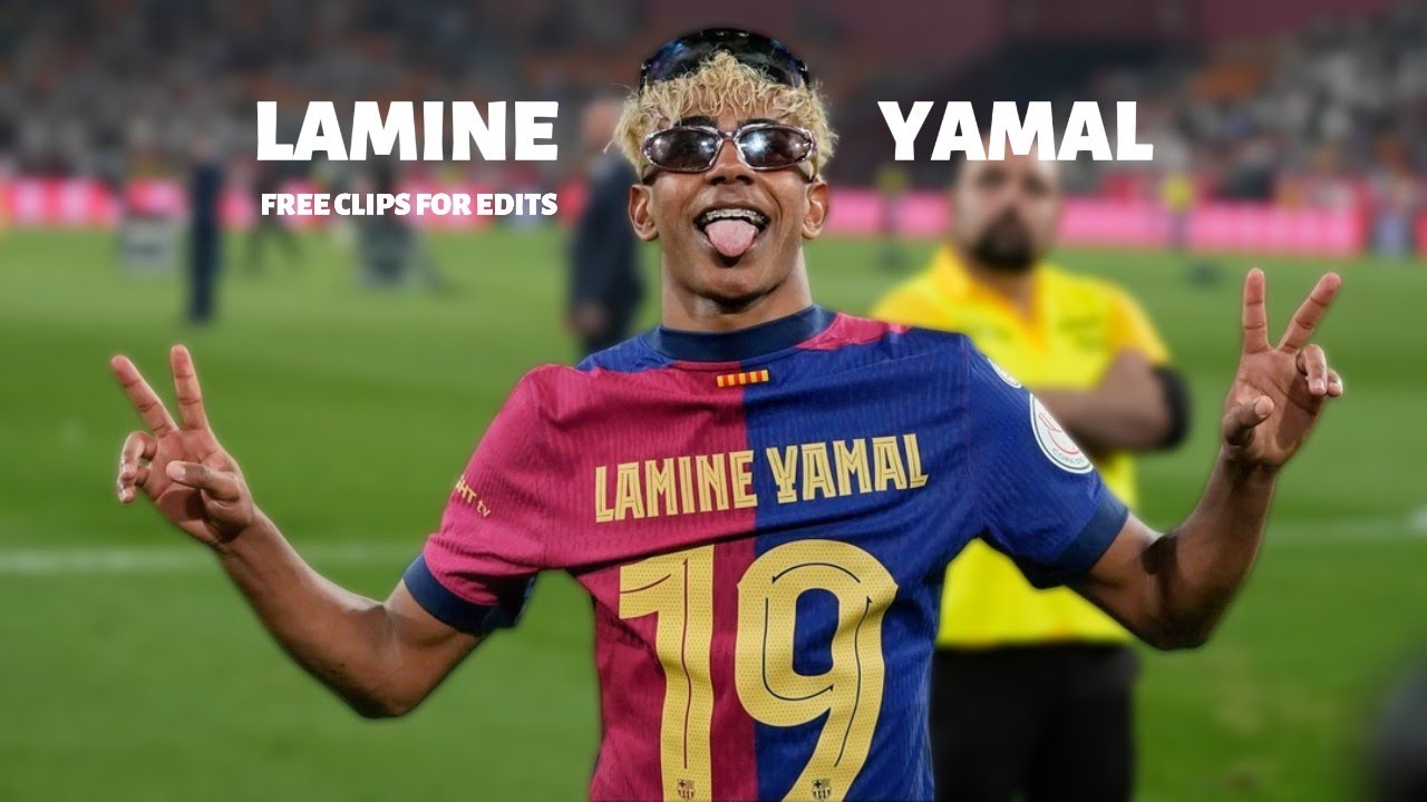 LAMINE YAMAL FREE CLIPS &bull; CLIPS FOR EDITS &bull; BEST SCENEPACK &bull; 4K 60FPS