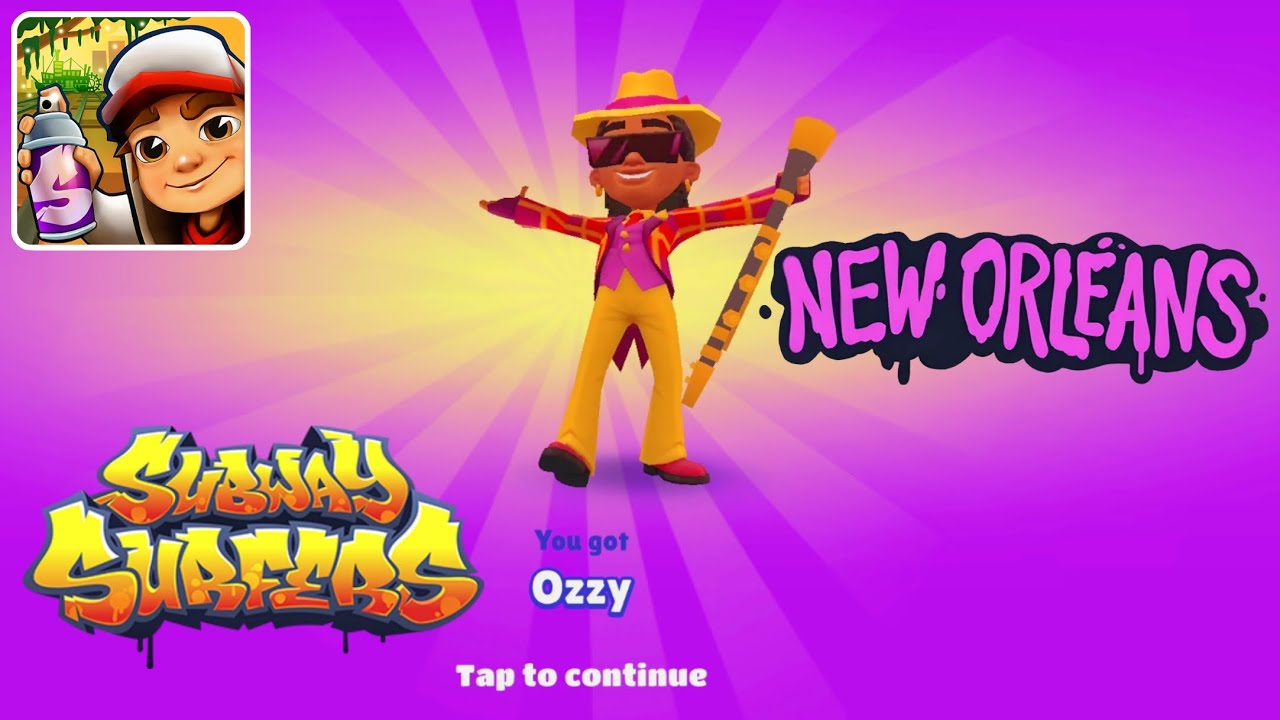 Subway Surfers New Orleans 2024 - All 5 Stages to Unlock Ozzy New Update - All Characters Unlocked