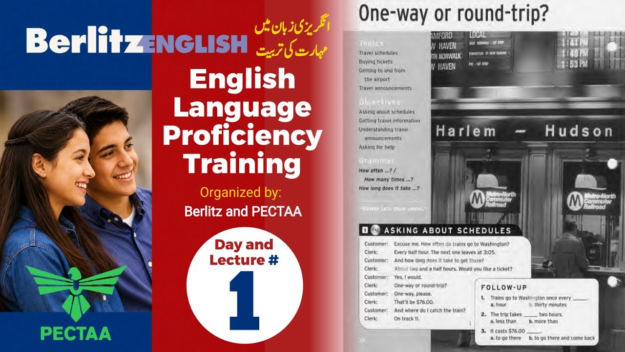 English Language Proficiency Training | Berlitz and PECTAA | Day 1 Lecture Complete