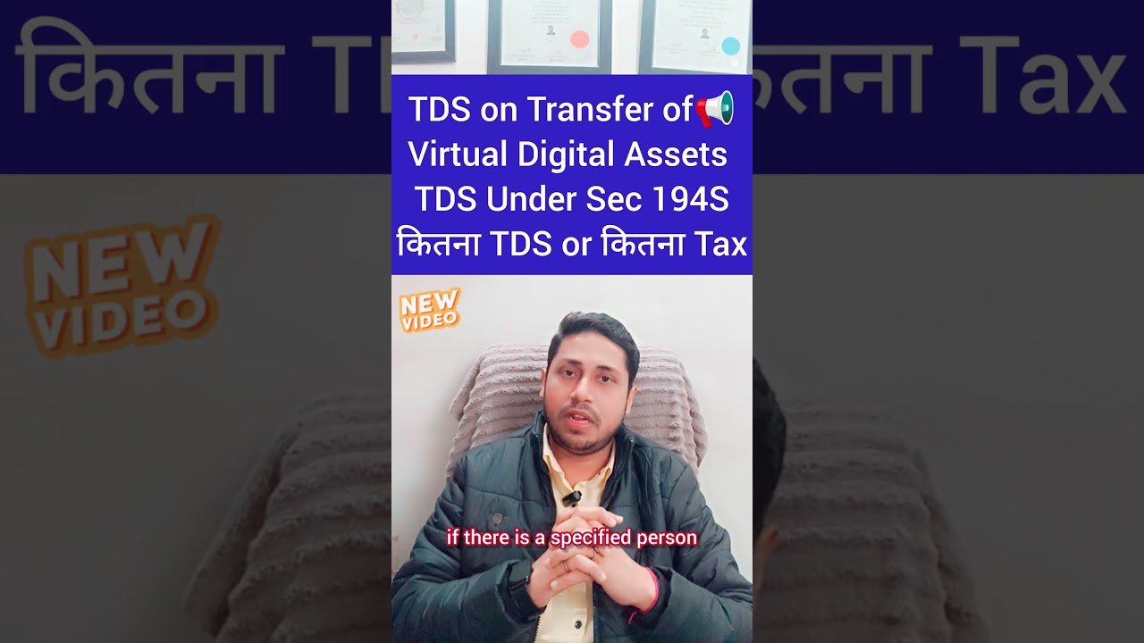 Crypto Tax & TDS Simplified |  Crypto Tax India TDS on Cryptocurrency 1% tds on crypto details