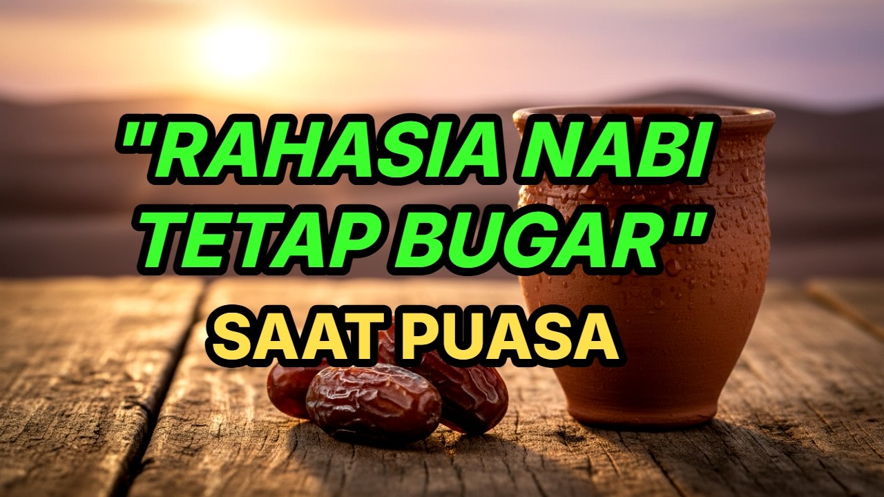 Stop Kalap! Tiru Cara Buka Puasa Rasulullah