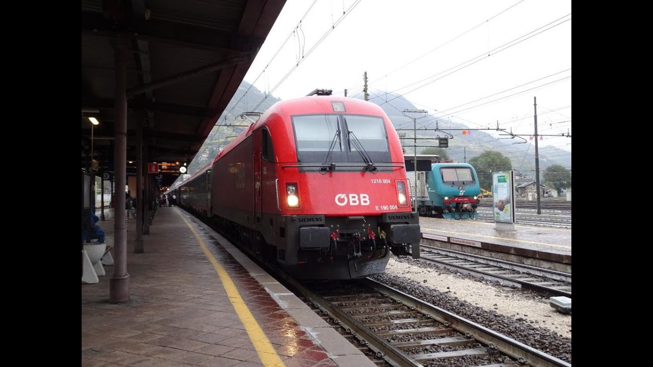 Treni passeggeri a Bolzano(Bozen)!!