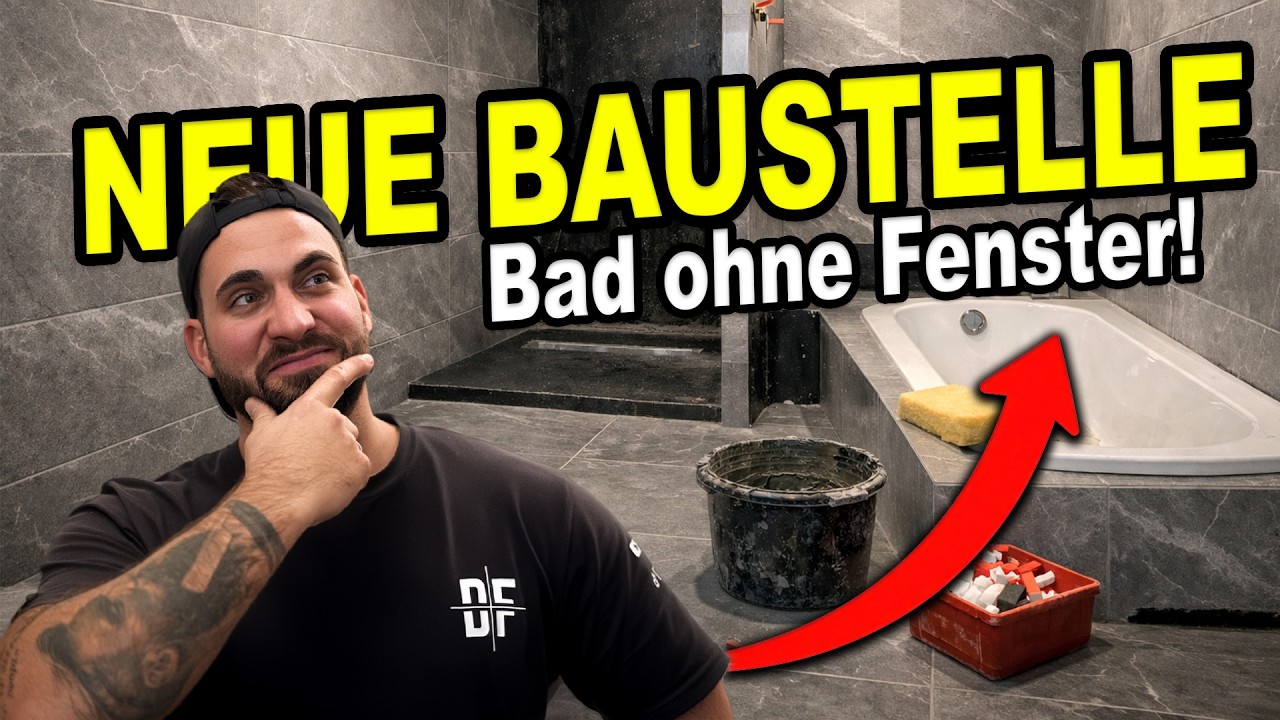 ESTRICH verlegen und BADEWANNE einmauern - BAD SANIERUNG
