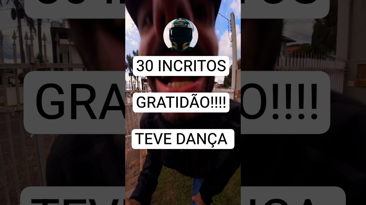 COMEMORAÇÃO CONQUISTA 30 INSCRITOS 