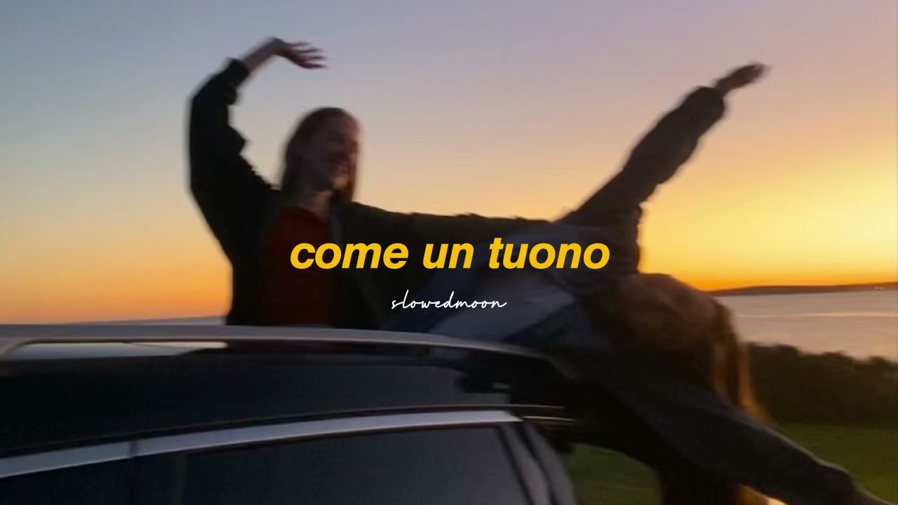 rose villain, guè - come un tuono (slowed + reverb) [italian sunset 3]