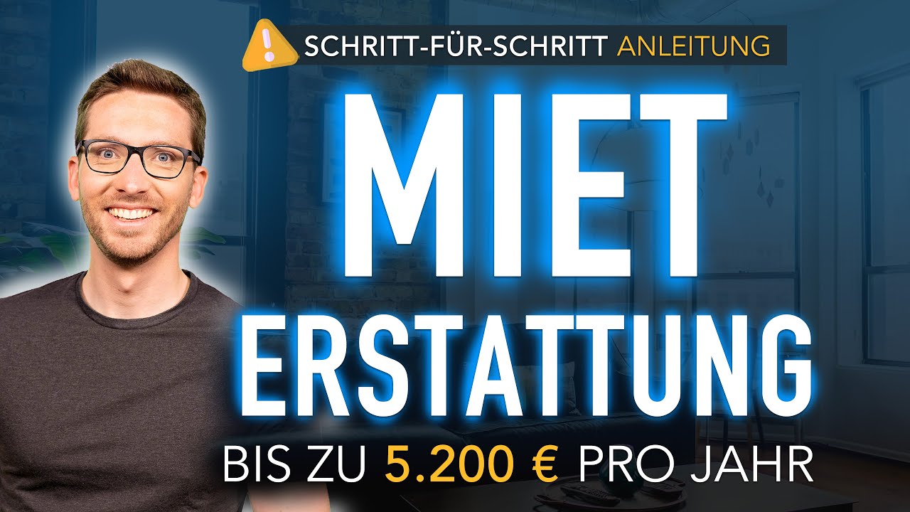 Miet-ERSTATTUNG vom Finanzamt! Bis zu 5200 € mit Elster Tutorial Haushaltsnahe Aufwendungen 2023