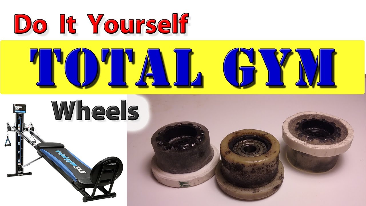 DIY Total Gym Wheels / Rollers - easy