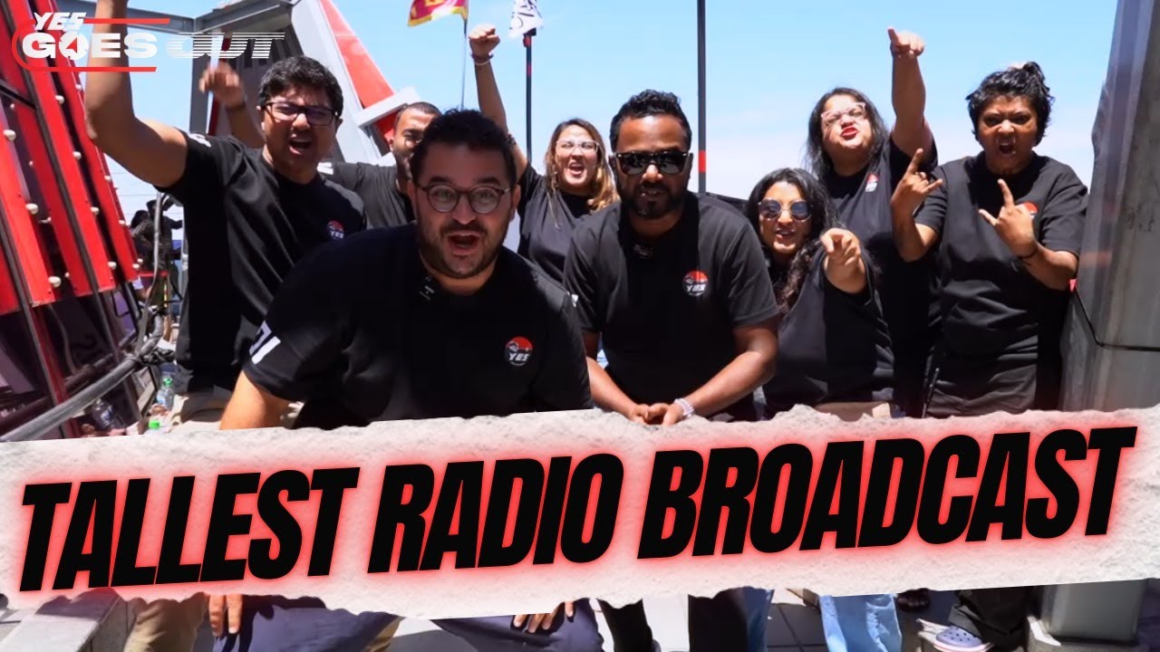 We did the TALLEST Radio Broadcast in History! | Yes Goes Out | Ep 05 #yes101 #2024 #srilanka