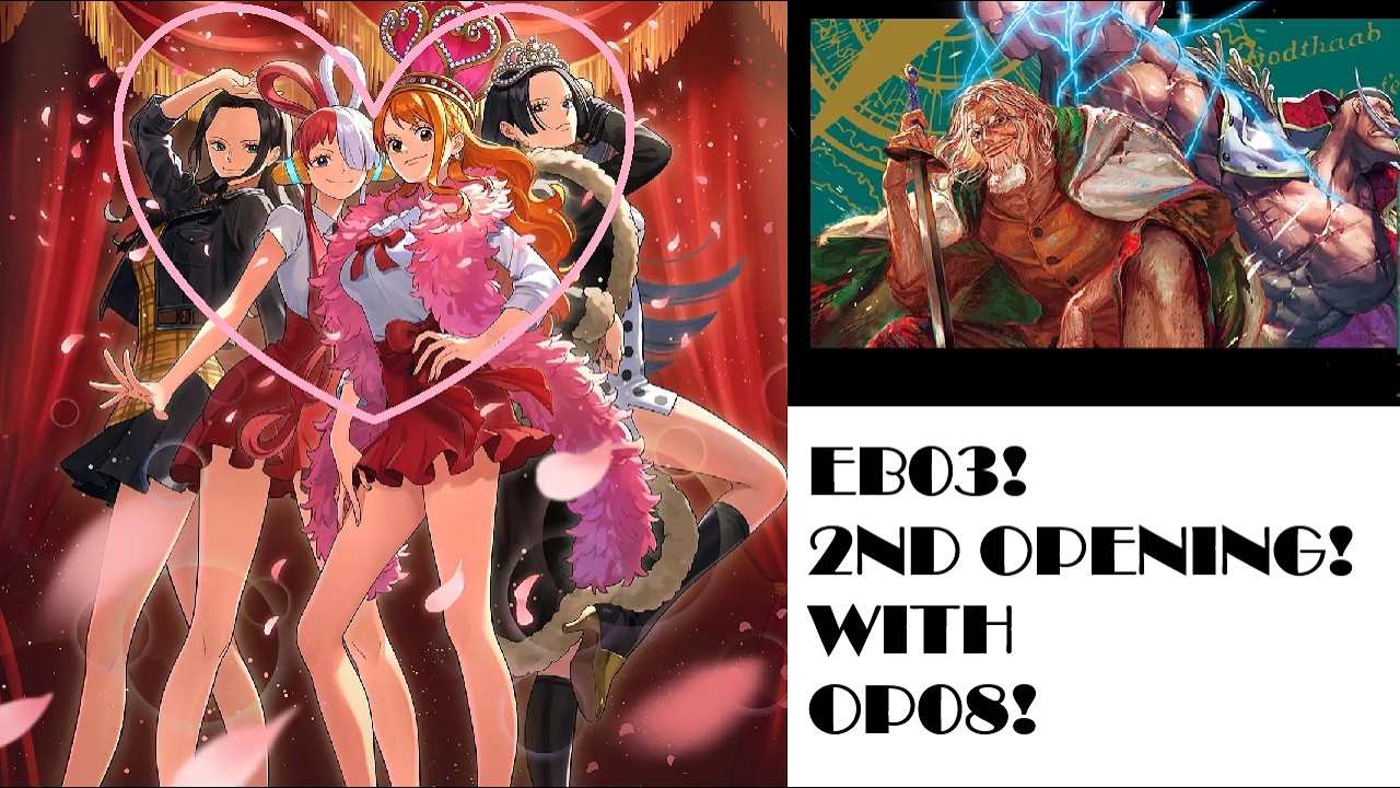 ONE PIECE TCG - EB03 UNBOXING PART 2!!! WITH OP08!!!