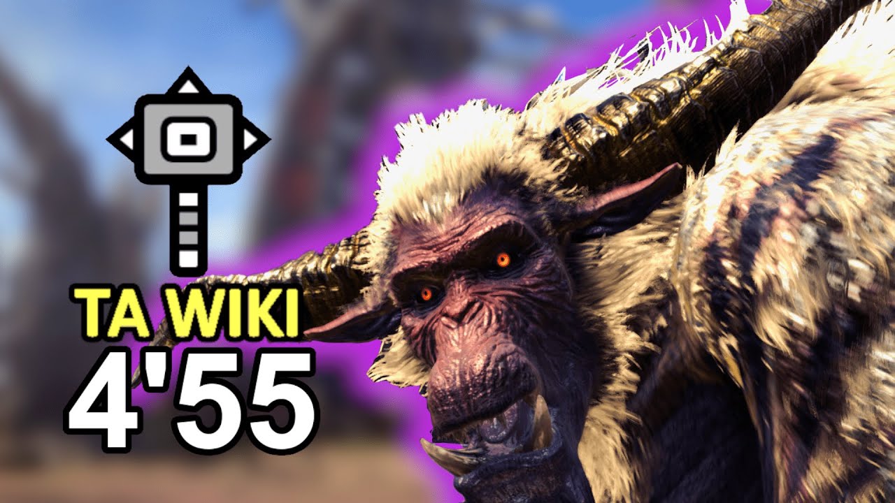 〖MHW:IB〗 Hammer vs. Tempered Furious Rajang | 4'55