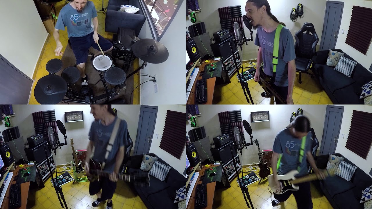 NOFX - Linoleum (One man band cover)