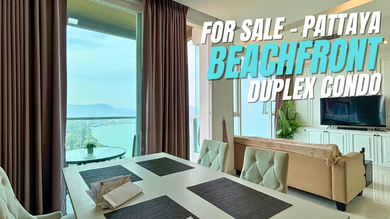 ULTIMATE Beachfront Duplex! 🌊 Stunning 3BR Condo Tour in Bang Saray, Pattaya
