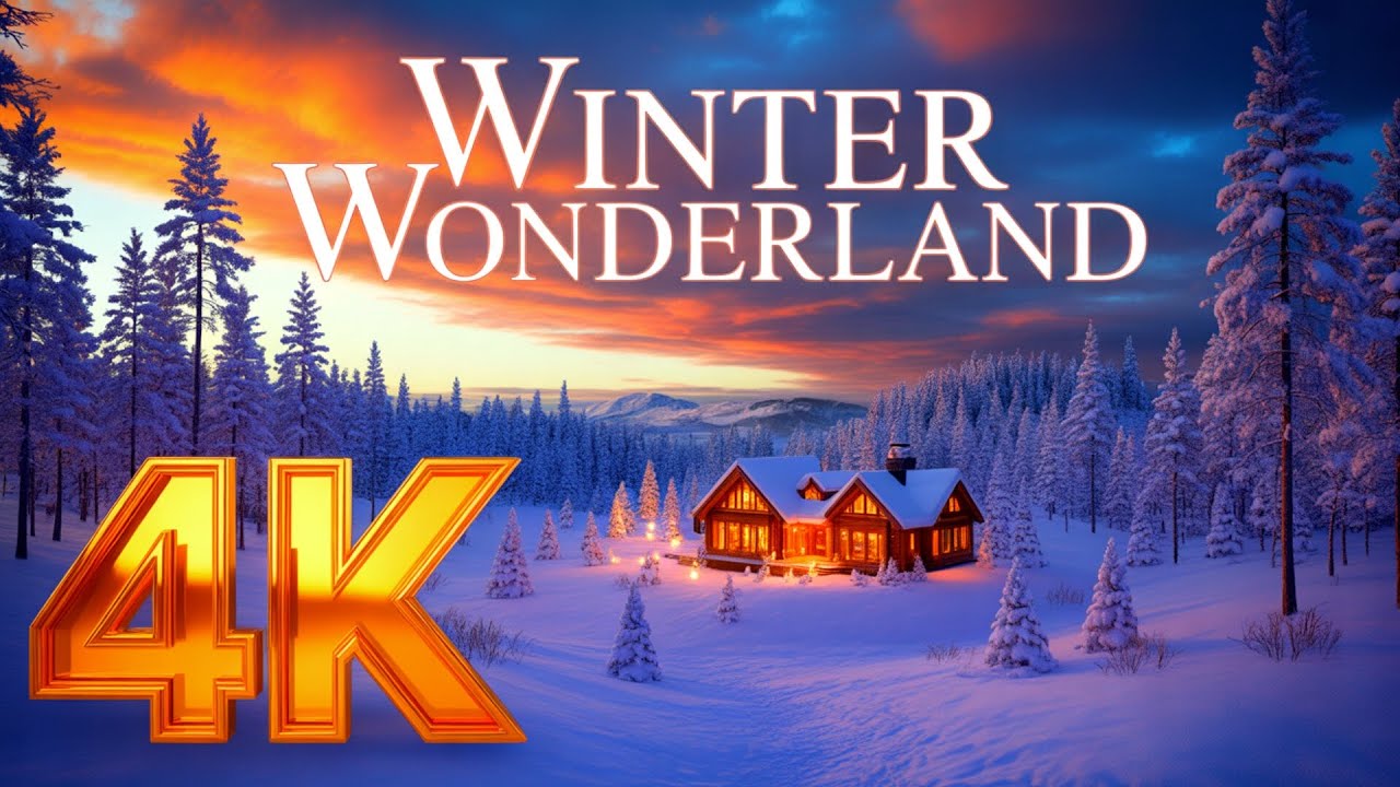Escape Into a Magical Winter Wonderland ❄️ 4K Relaxation