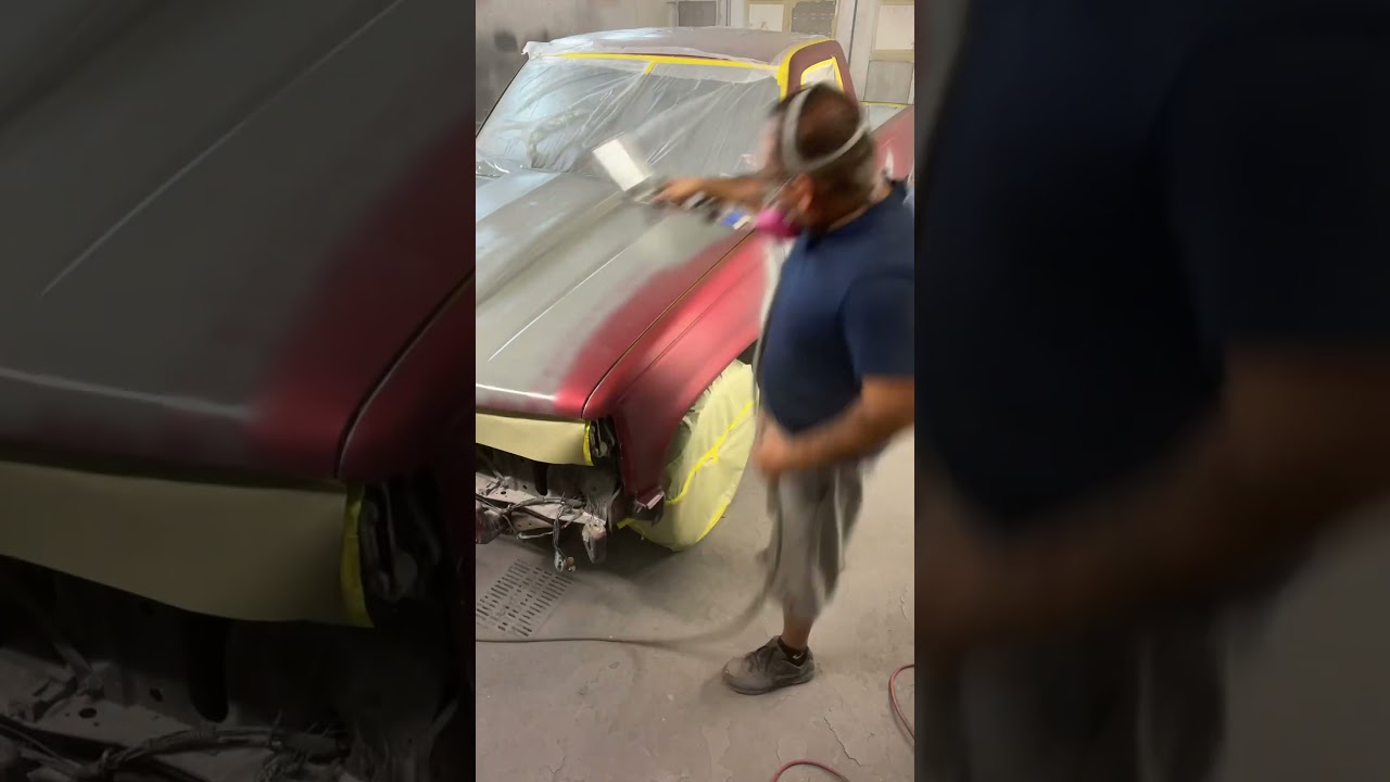 Short bed Chevy … full Kandy paint job, brandywine over silver.!!