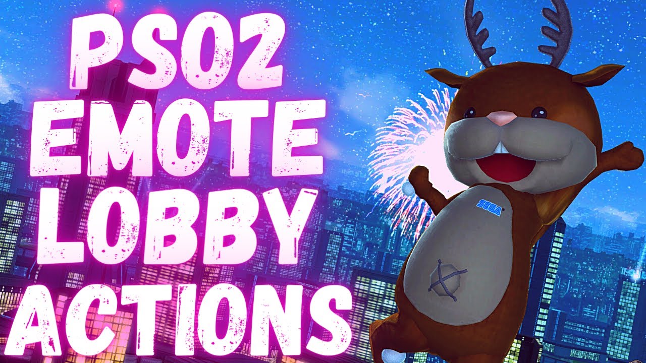 PSO2 27: Dance 4 Emote Lobby Action