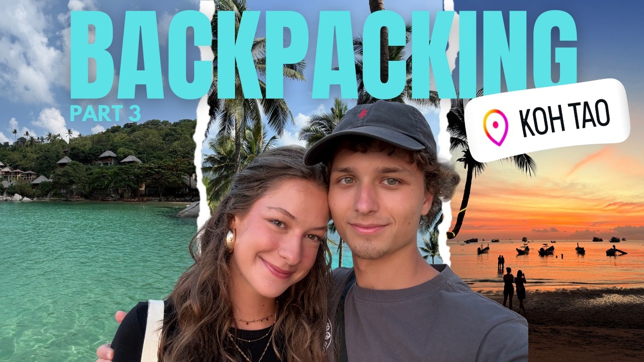 1 WOCHE auf KOH TAO! 🏝️🇹🇭 Backpacking Part 3 🎒✈️ | eliah & jacqueline