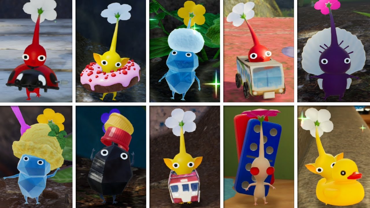 Pikmin 4 - All 24 new Decor Pikmin Locations + 100% Decopedia (Full Collection Guide)