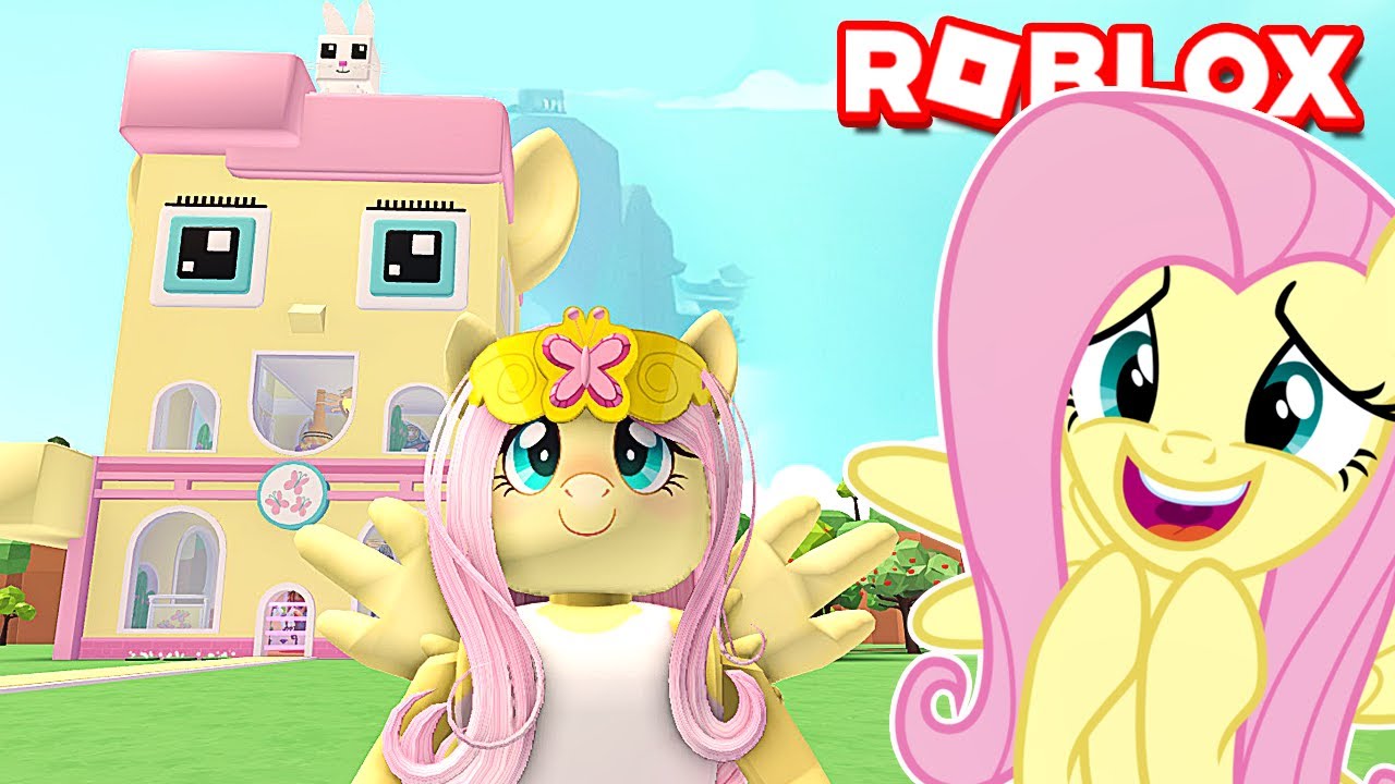 CONSTRUINDO A CASA DA FLUTTERSHY no ROBLOX (MLP Tycoon) #LuliRarity