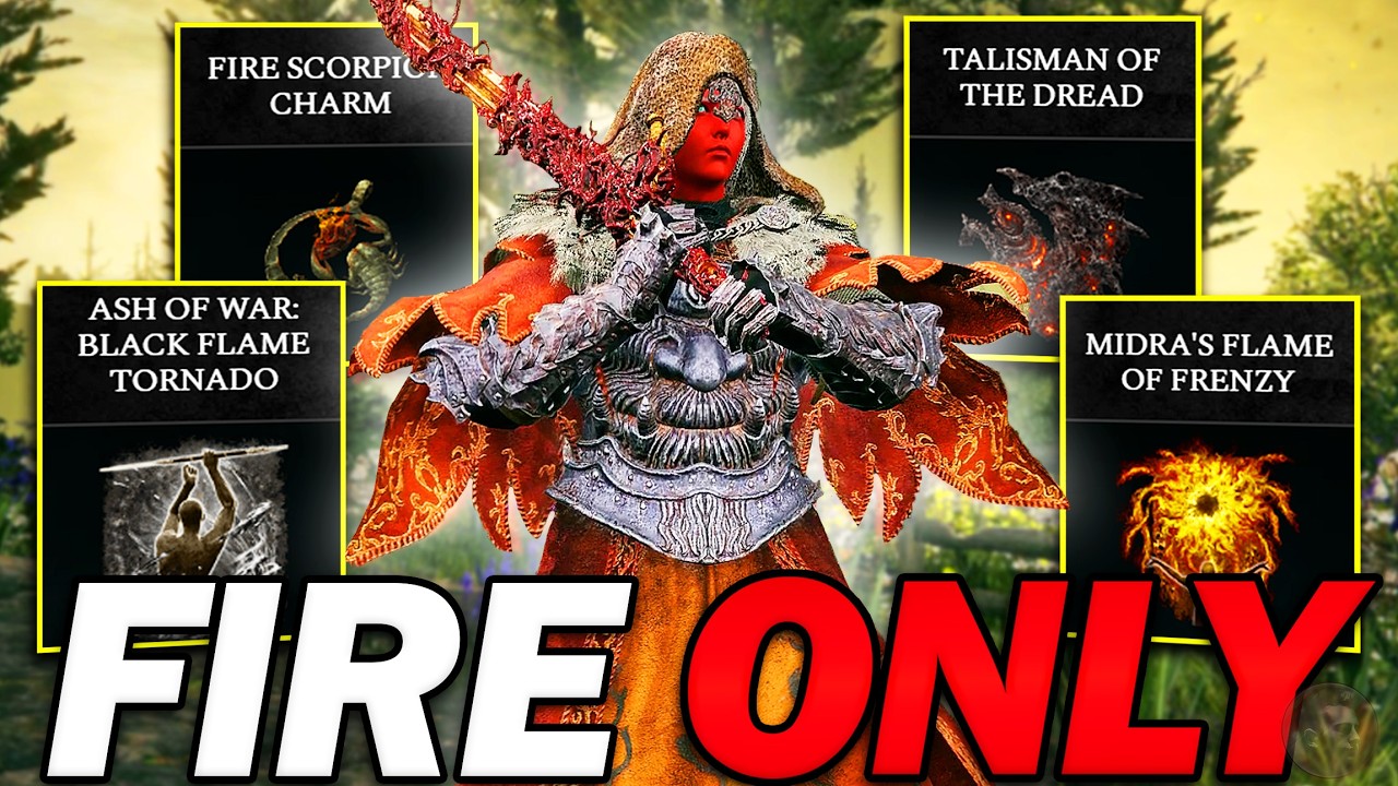 BREAKING Elden Ring With FIRE ATTACKS ONLY!