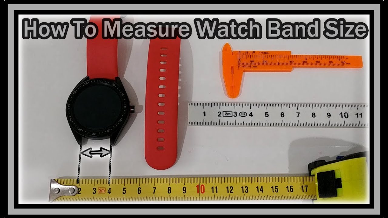 How To Measure Watch Band Width Correct (e.g. For A New Or Replacement Strap)