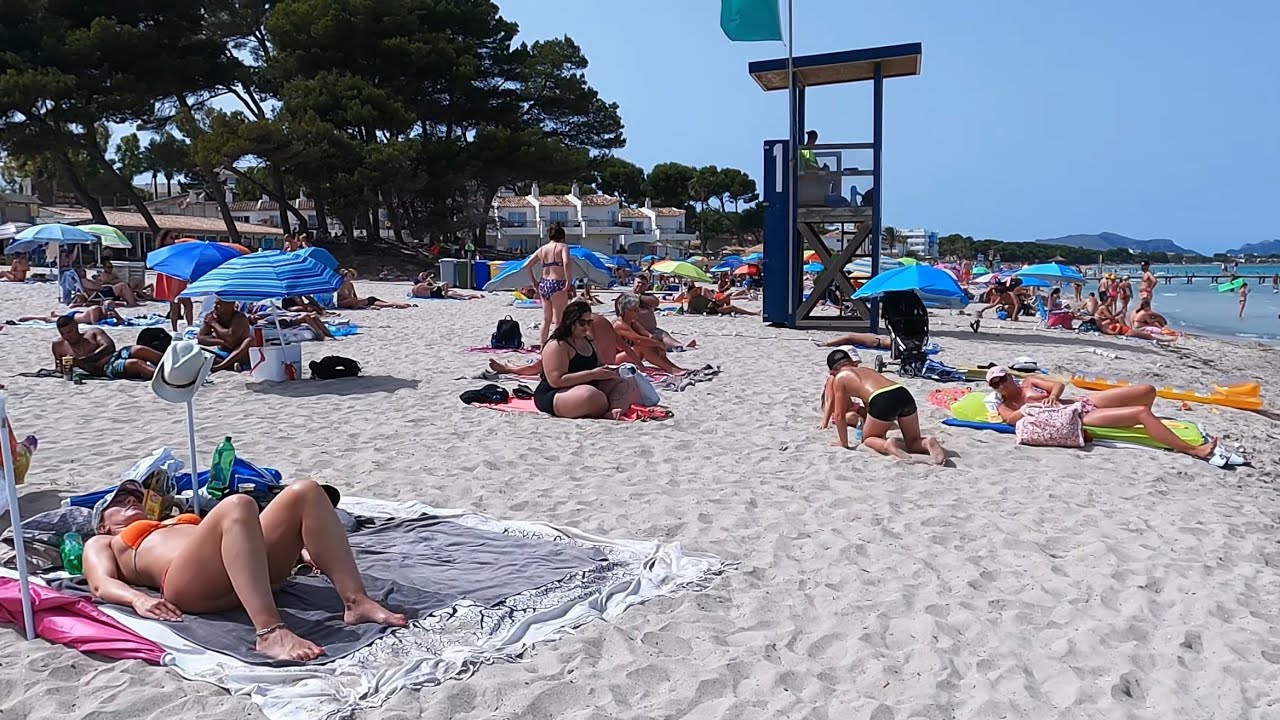 🌍 Playa de Muro 🏖🎥 Mallorca ☀️ Spain 🇪🇦 Beach walk