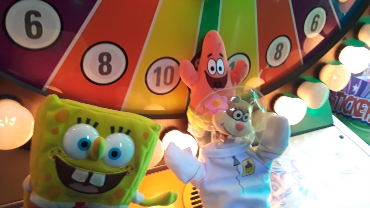 Spongebob Adventures/ Valentine's day at the Arcade!