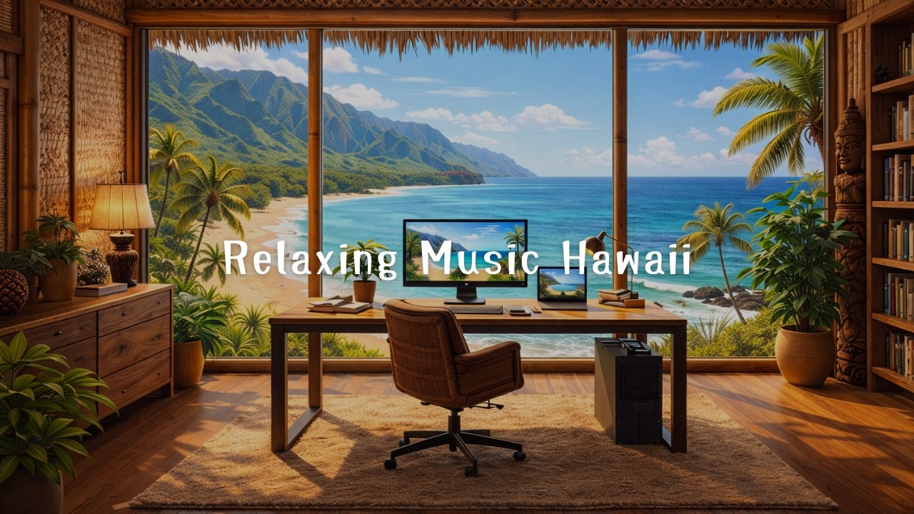 Relaxing Music Hawaii 🌴 Tropical Calm Sounds | Peaceful Ocean Waves | MUSIC FOR YOU
