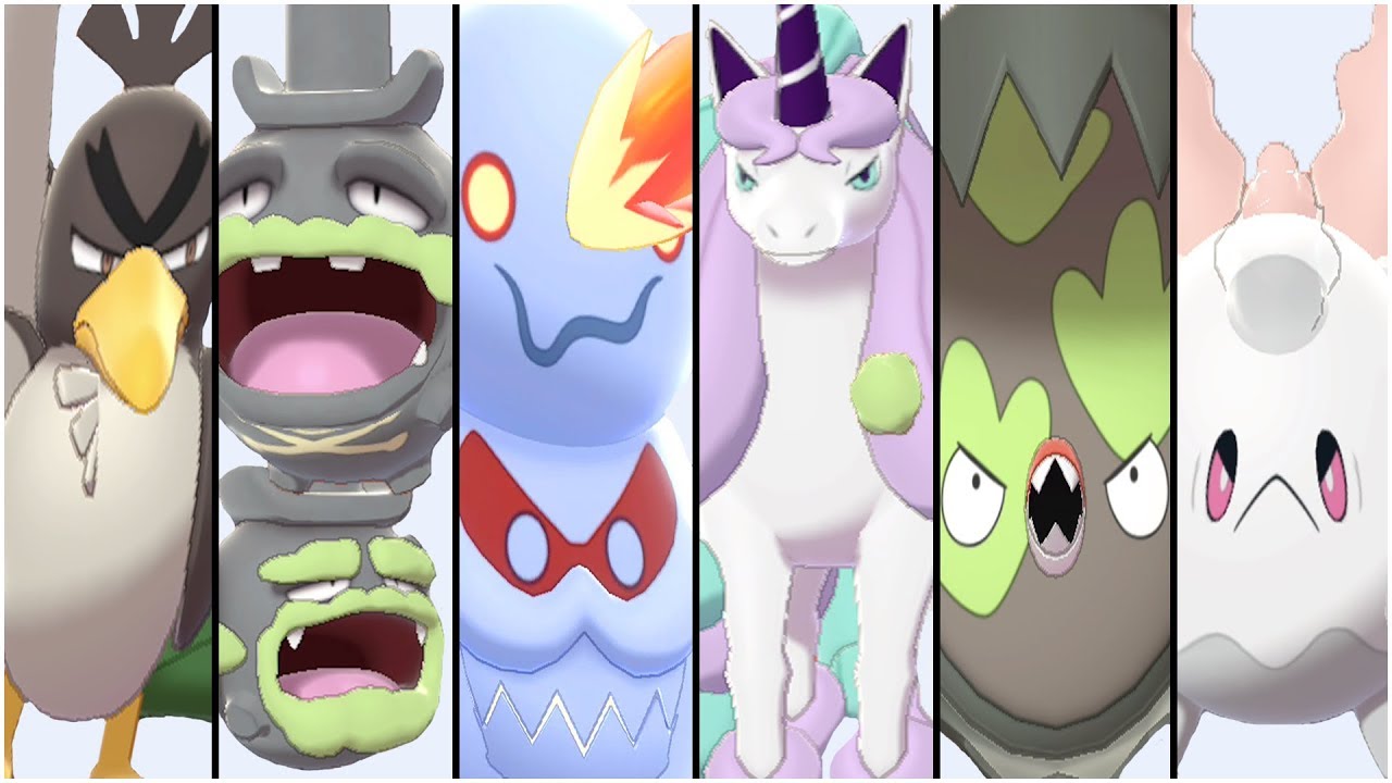 FULL GALAR FORMS POKEMON TEAM !