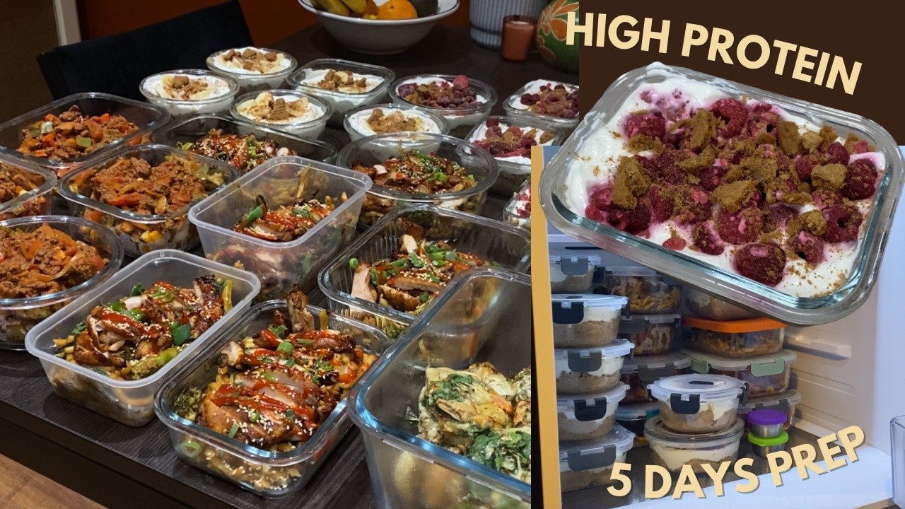 Full Week Of Meal Prep | High Protein Whole Foods