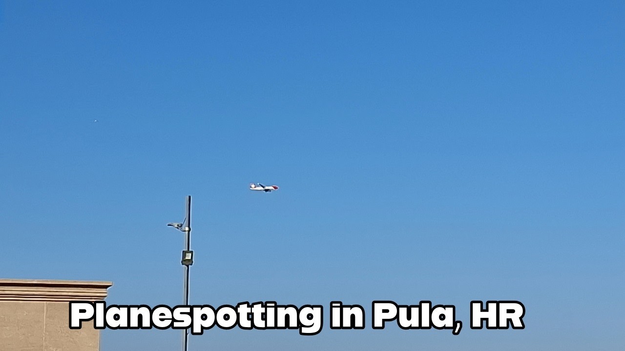 Planespotting in Pula, HR