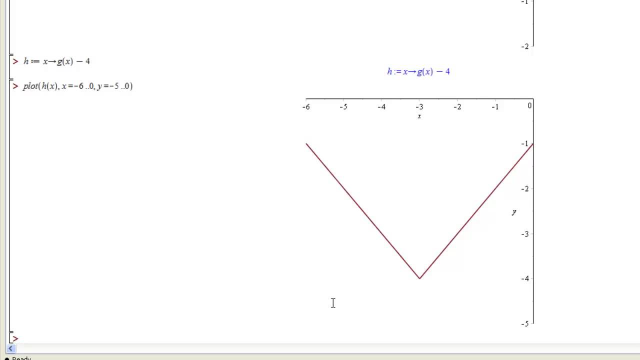 Function Transformations in Maple