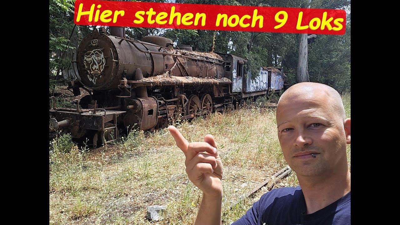 #13 Stillgelegter Bahnhof auf der Peloponnes | 7 Dampfloks und 2 Dieselloks | Lost Place